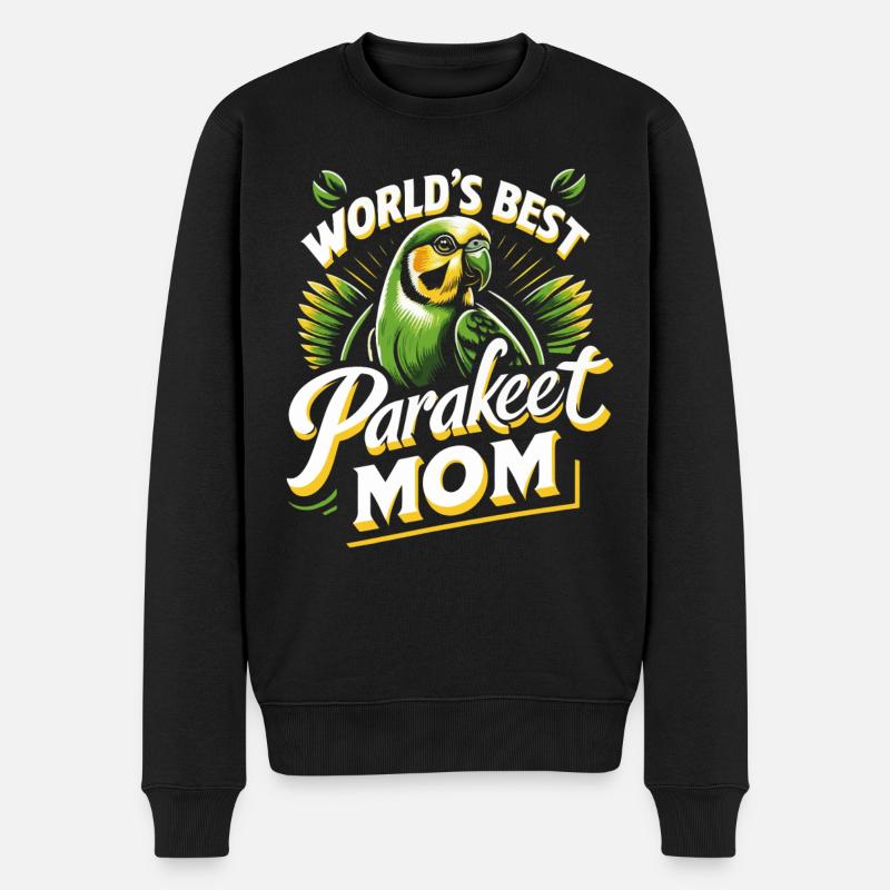 Perruche, Perruche, Oiseau, Animal - Pull Premium bio Homme - noir