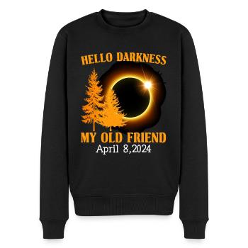 Solar Eclipse - Explore the Darkness - Men's Premium Organic Jumper - black - Front - Nico (187cm)