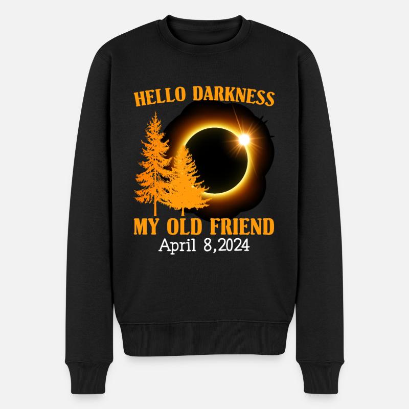 Éclipse solaire - Explorez l’obscurité - Pull Premium bio Homme - noir