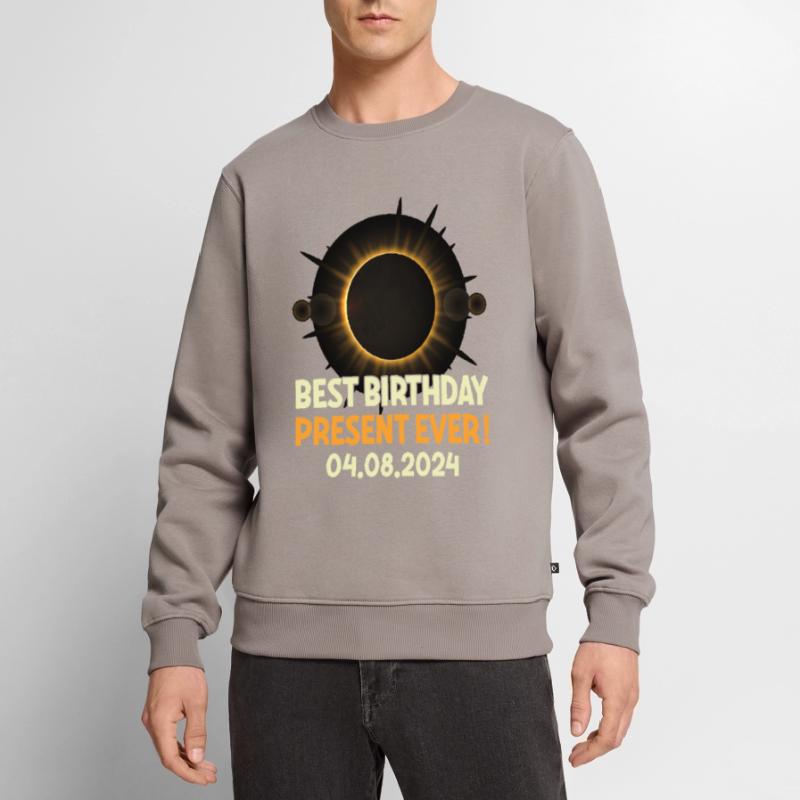 Solar Eclipse - Explore the Darkness Men's Premium Organic Jumper