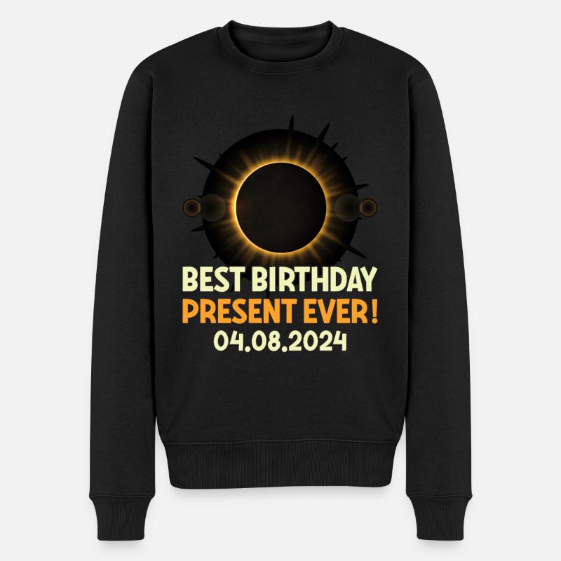 Éclipse solaire - Explorez l’obscurité - Pull Premium bio Homme - noir