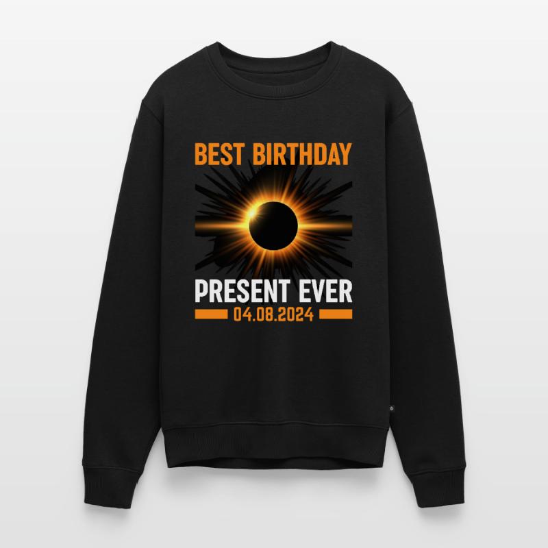 Solar Eclipse - Explore the Darkness Men's Premium Organic Jumper