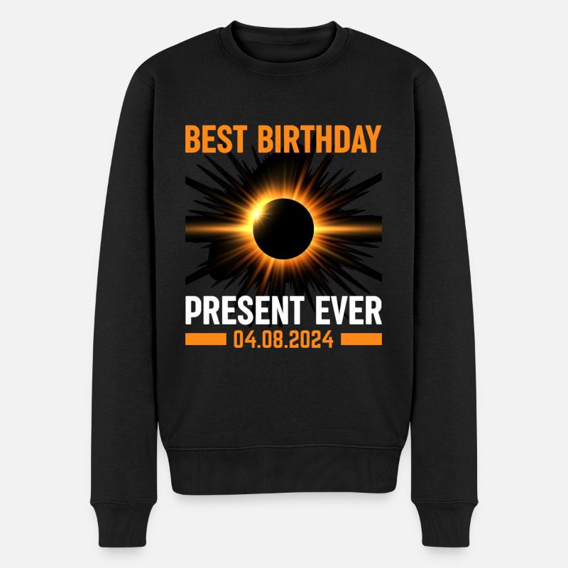 Éclipse solaire - Explorez l’obscurité - Pull Premium bio Homme - noir