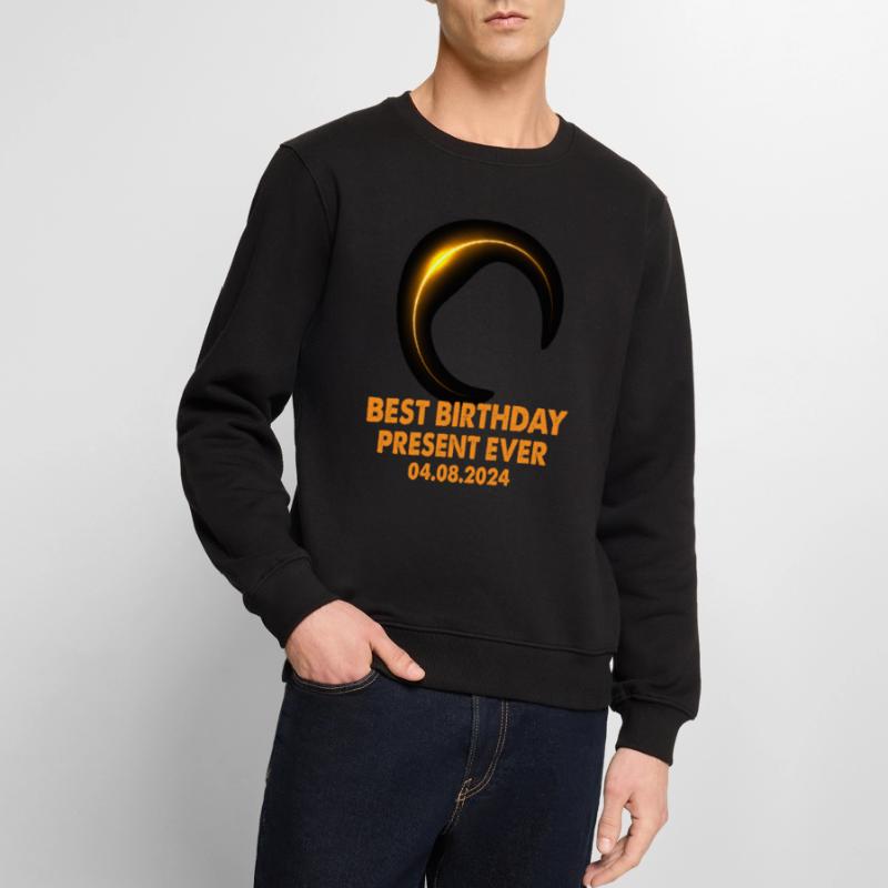 Solar Eclipse - Explore the Darkness Men's Premium Organic Jumper