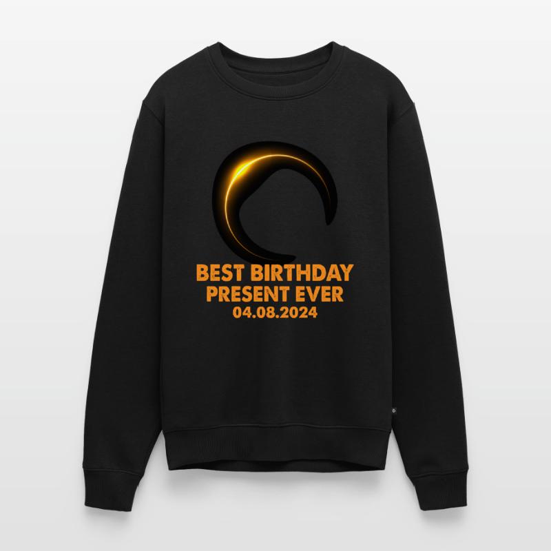 Solar Eclipse - Explore the Darkness Men's Premium Organic Jumper