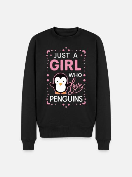 Penguin Penguin Animal - Men's Premium Organic Jumper - black