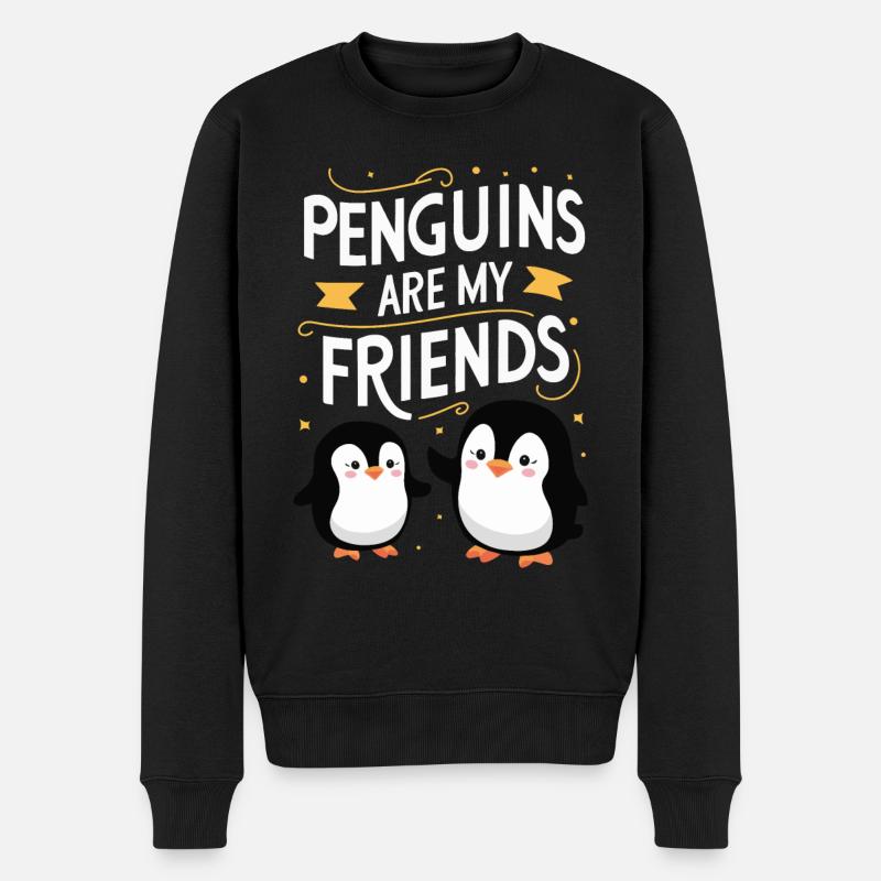 Pingouin Pingouin Animal - Pull Premium bio Homme - noir
