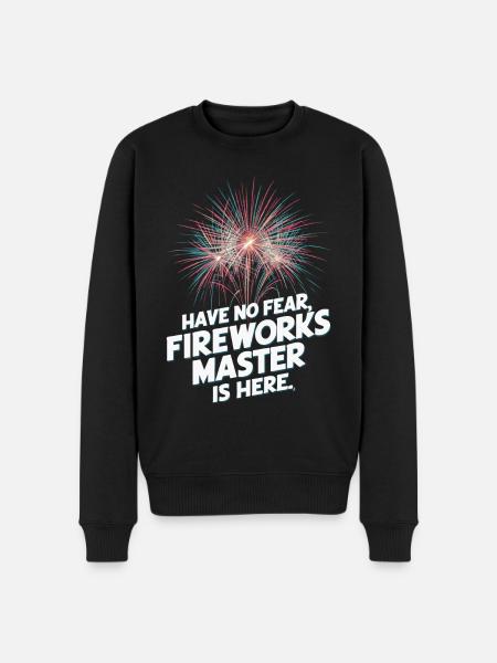 Pyrotechnician Fireworks Pyrotechnics - Men's Premium Organic Jumper - black