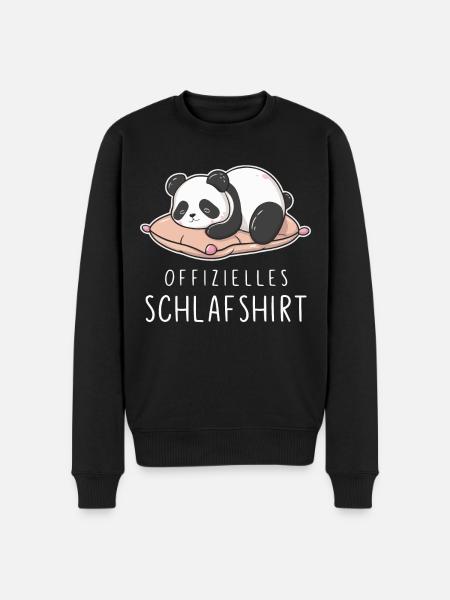 Panda Panda Bear Pandas - Men's Premium Organic Jumper - black