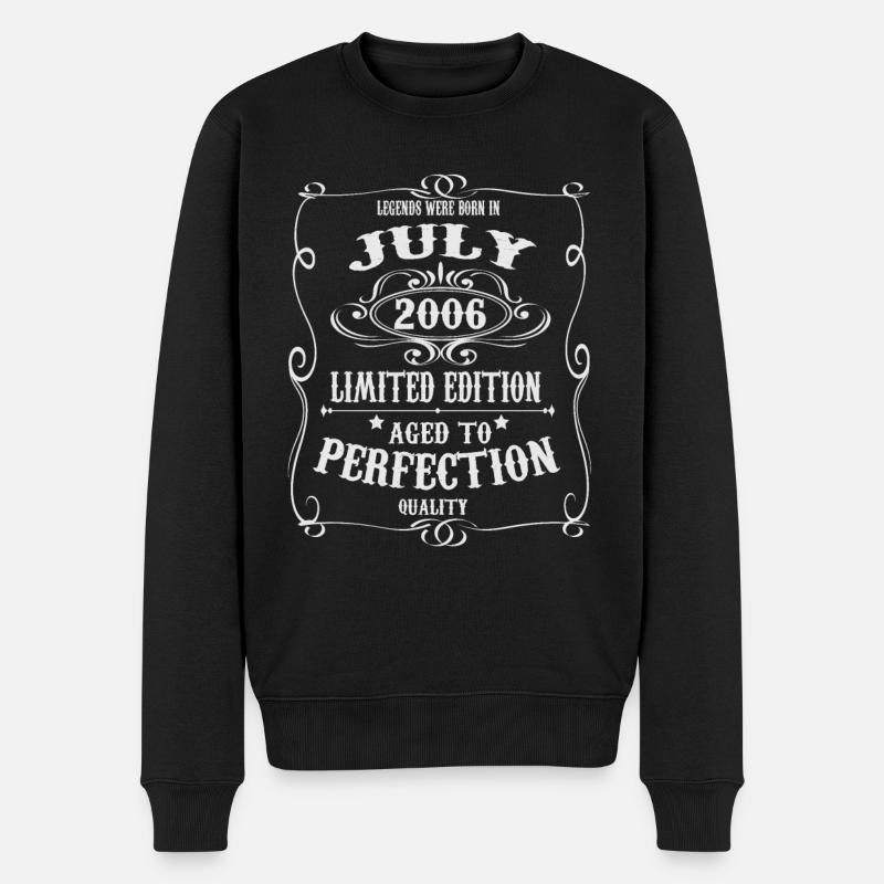 Legends est né en juillet 2006 - Pull Premium bio Homme - noir