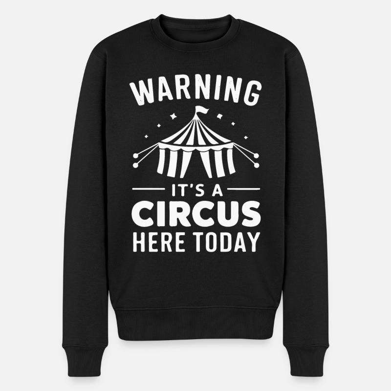 Circus Carnival Carnival - Men's Premium Organic Jumper - black