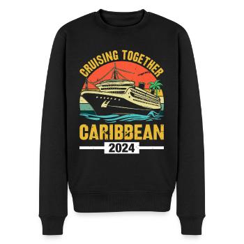 Cruise Command 2024 - Men's Premium Organic Jumper - black - Front - Nico (187cm)