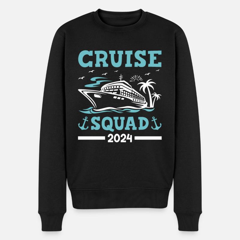 Croisière 2024 - Pull Premium bio Homme - noir