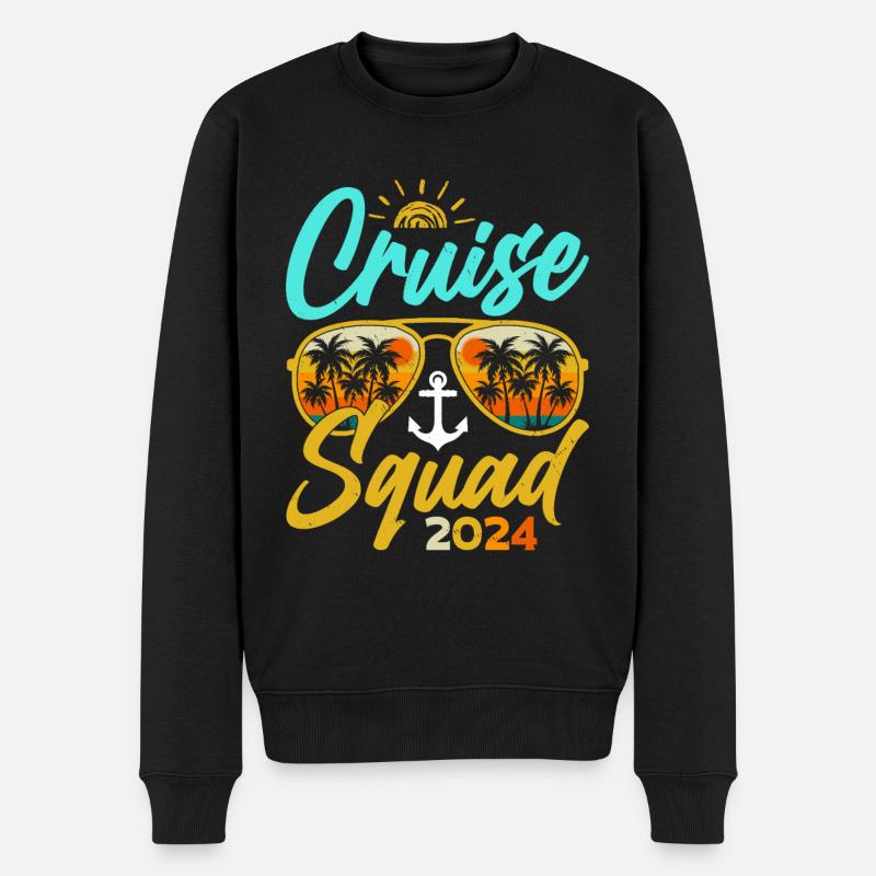 Vacances Croisière 2024 - Pull Premium bio Homme - noir