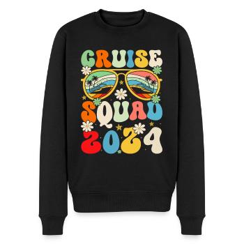 Cruise Command 2024 - Men's Premium Organic Jumper - black - Front - Nico (187cm)