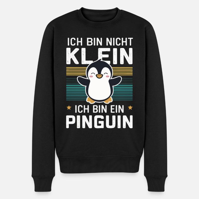 Pingouin Petits pingouins Pingouin empereur - Pull Premium bio Homme - noir
