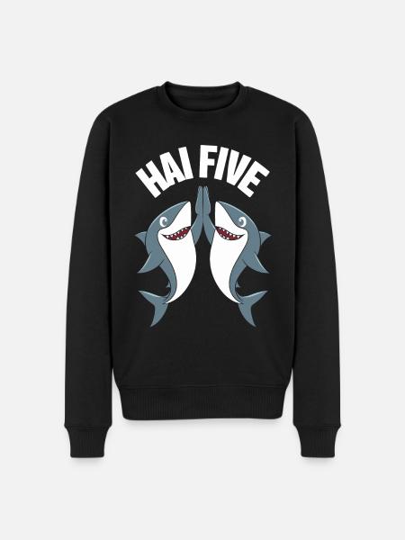 Requin Requin Requins Requin - Pull Premium bio Homme - noir