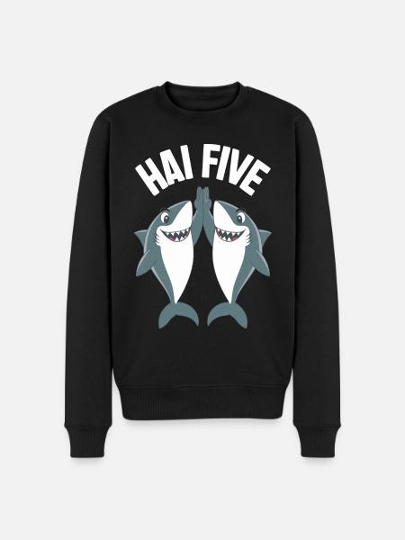 Requin Requin Requins Requin - Pull Premium bio Homme - noir