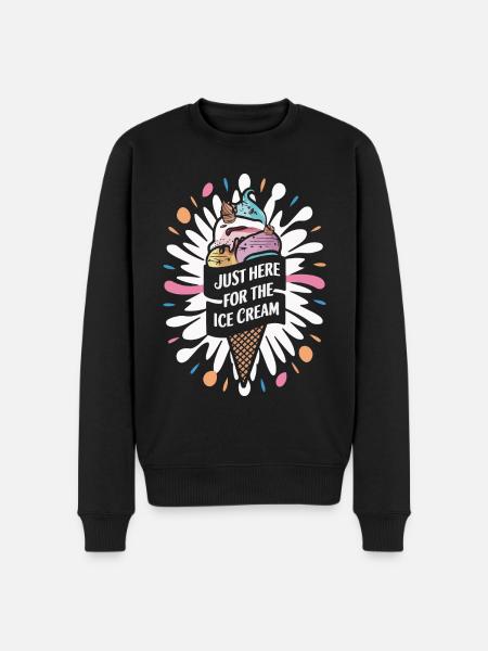 Eiscreme Süßigkeiten Eismilch - Men's Premium Organic Jumper - black
