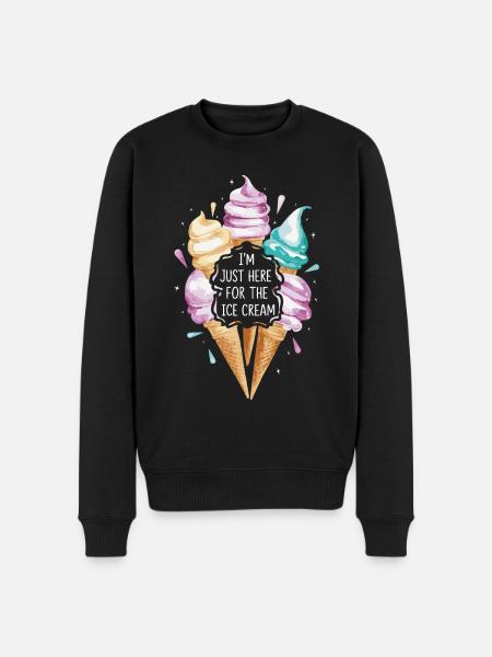 Eiscreme Süßigkeiten Eismilch - Men's Premium Organic Jumper - black