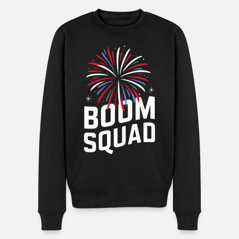 Pyrotechnie Feux d’artifice Pyrotechnie - Pull Premium bio Homme - noir