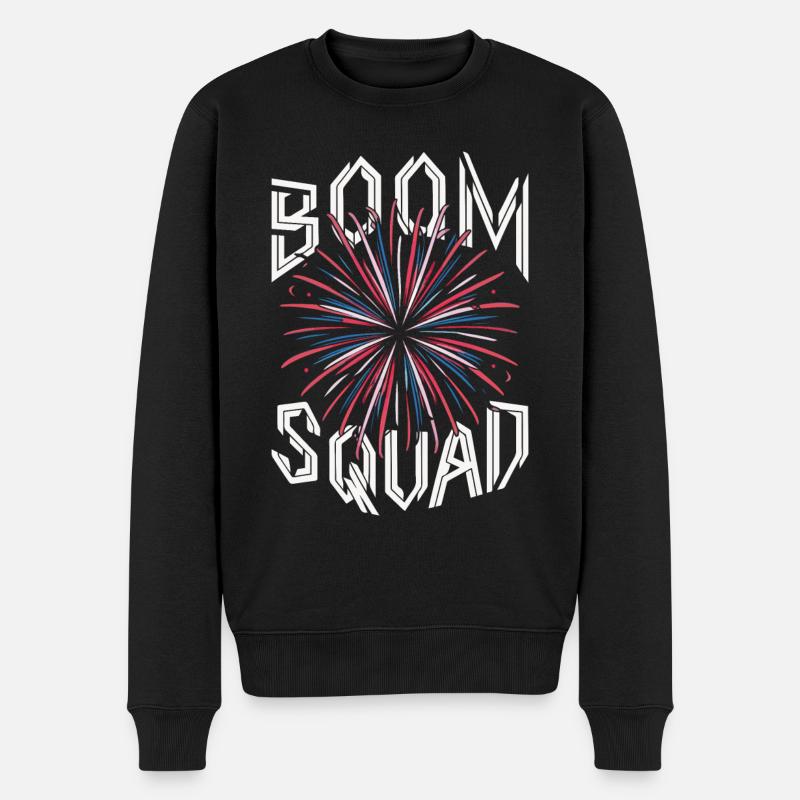 Pyrotechnie Feux d’artifice Pyrotechnie - Pull Premium bio Homme - noir