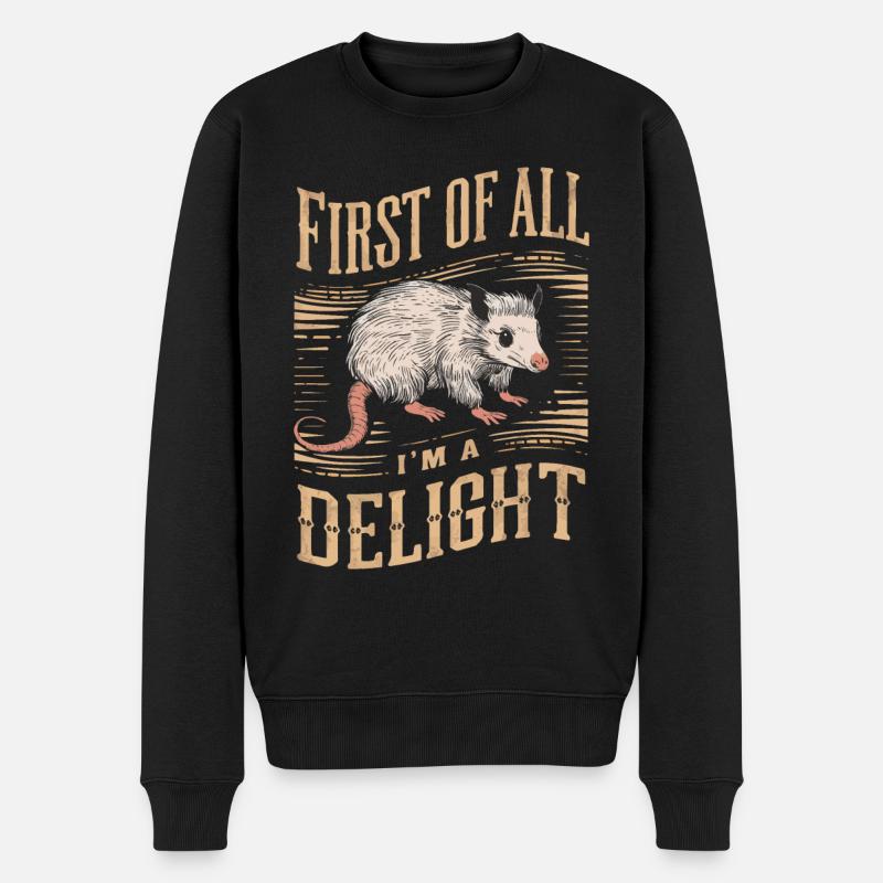 Opossum Possum Animal - Pull Premium bio Homme - noir