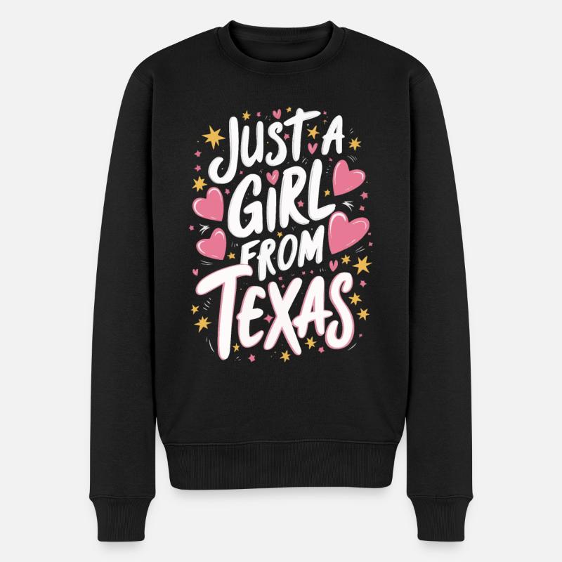 État du Texas Texans Texas - Pull Premium bio Homme - noir