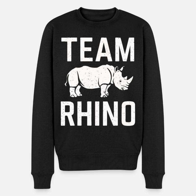 Rhinocéros Rhinocéros - Pull Premium bio Homme - noir