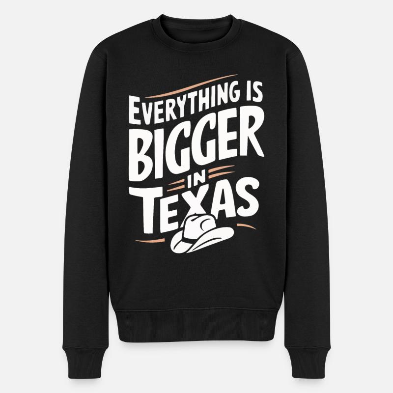 État du Texas Texans Texas - Pull Premium bio Homme - noir