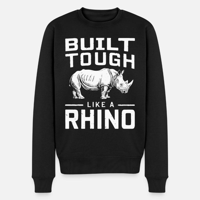 Rhinocéros Rhinocéros - Pull Premium bio Homme - noir