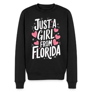 Florida USA Amerika Saat - Männer Premium Bio Pullover - Schwarz - Vorne - Nico (187cm)