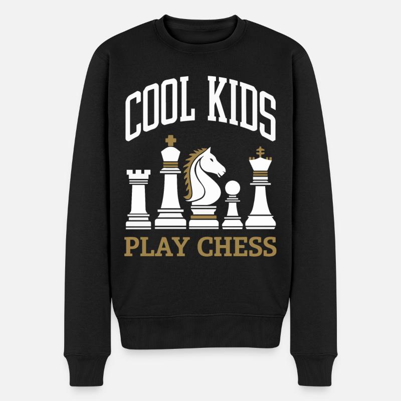 Chess Chess Player - Men's Premium Organic Jumper - black