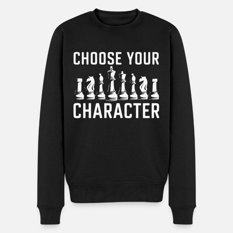 Chess Chess Player - Men's Premium Organic Jumper - black