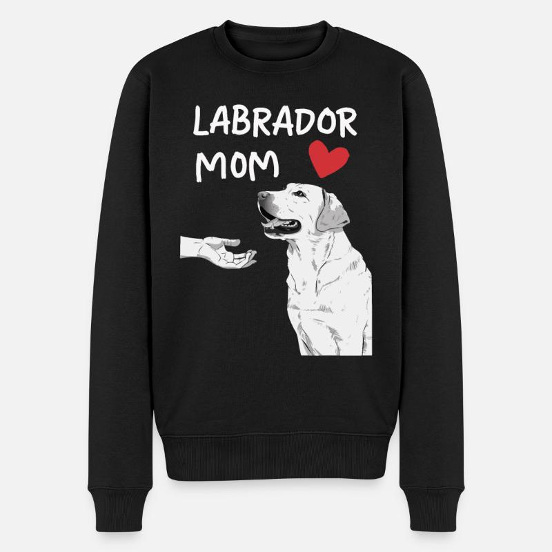 Chien Labrador - Pull Premium bio Homme - noir
