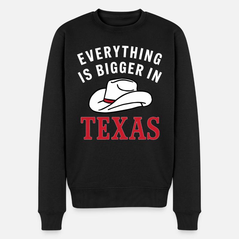État du Texas Texans Texas - Pull Premium bio Homme - noir