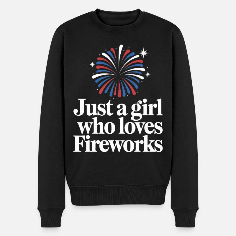 Pyrotechnie Feux d’artifice Pyrotechnie - Pull Premium bio Homme - noir