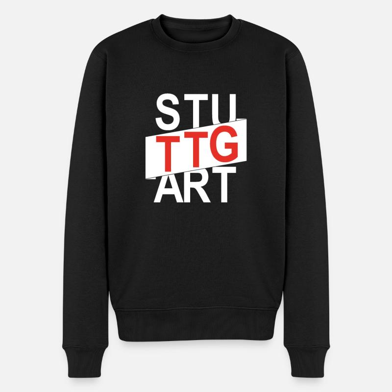 Stuttgart Stuttgart - Pull Premium bio Homme - noir