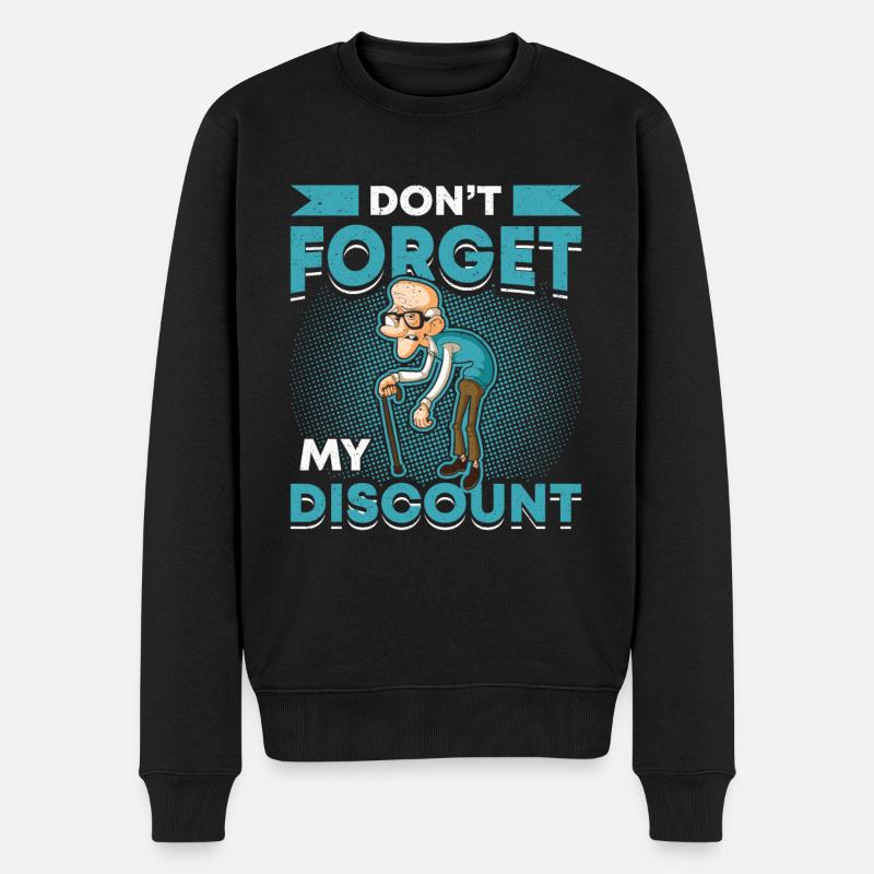 N’oubliez pas ma réduction. - Pull Premium bio Homme - noir