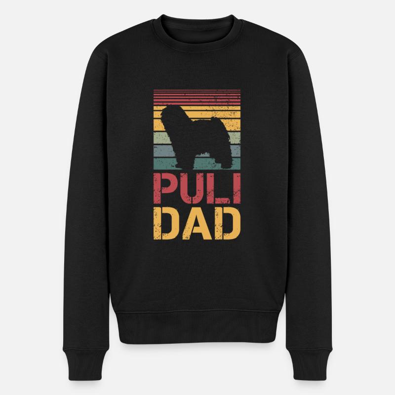 Puli Papa - Pull Premium bio Homme - noir