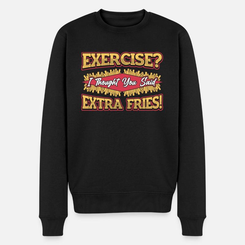 Frites extra Français - Pull Premium bio Homme - noir