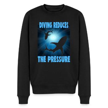 Instructeur de conception de plongée sous-marine Snorkeling - Pull Premium bio Homme - noir - Devant - Nico (187cm)