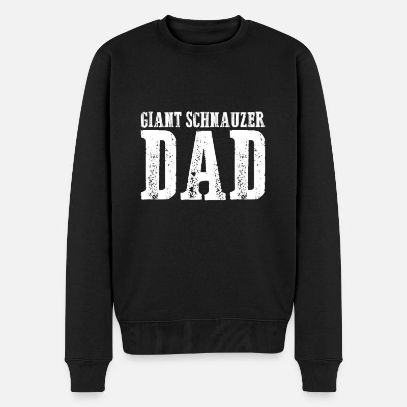 Giant Schnauzer Dad - Männer Premium Bio Pullover - Schwarz