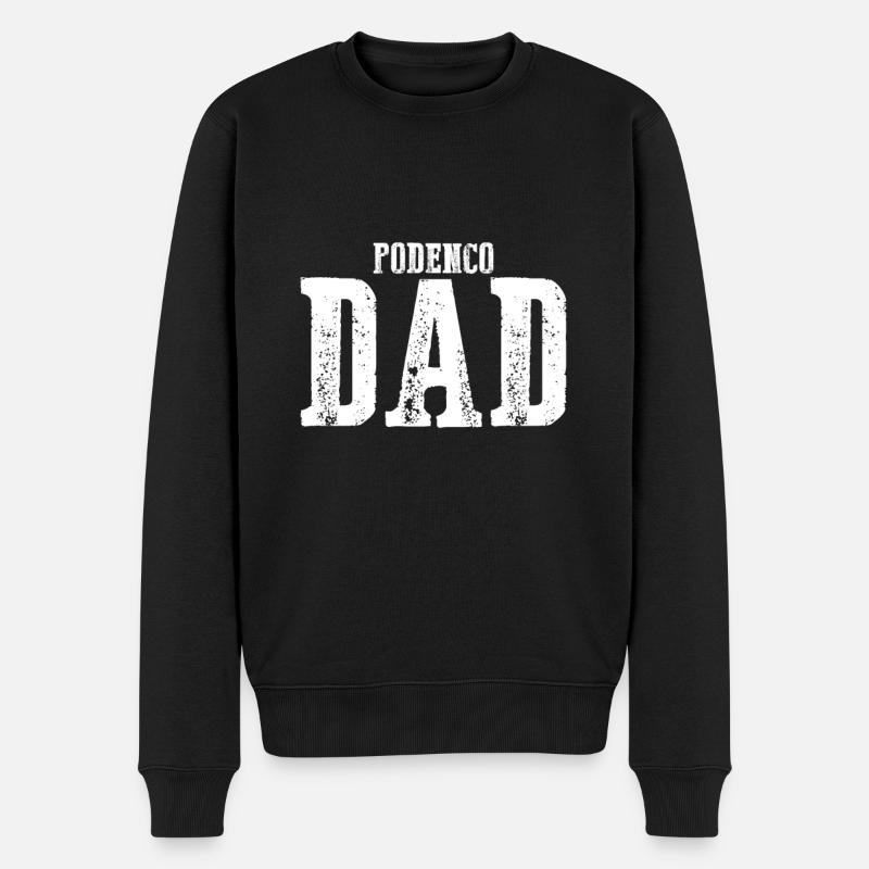 Podenco Papa - Pull Premium bio Homme - noir