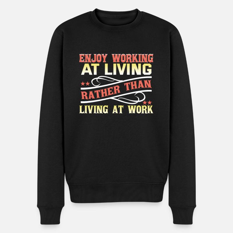 Pensionierung Geschenkidee Rente Arbeitskollege - Männer Premium Bio Pullover - Schwarz