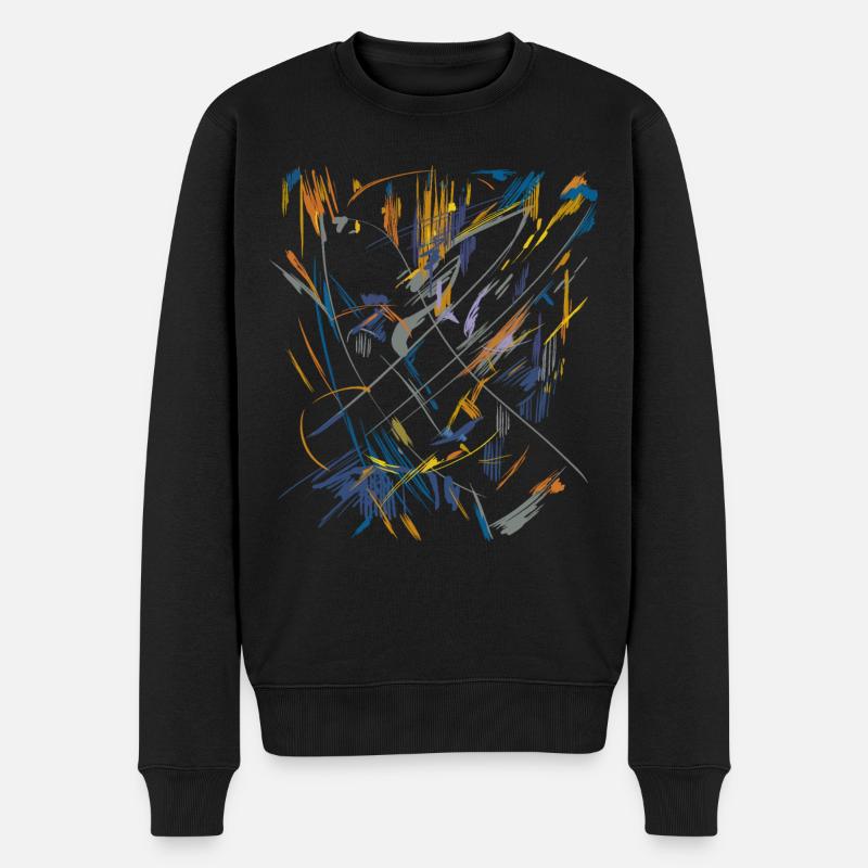 Gothic - Männer Premium Bio Pullover - Schwarz