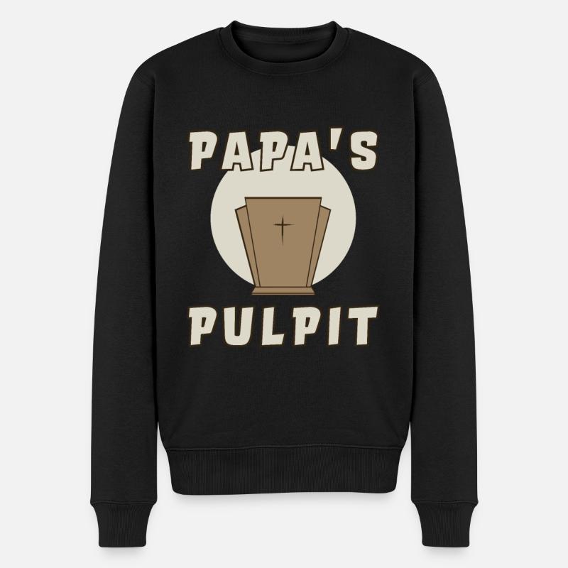 Chaire de Papa - Pull Premium bio Homme - noir