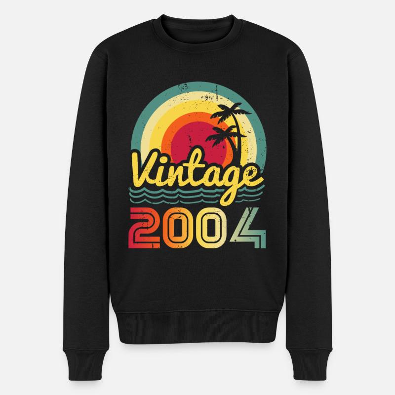 2004 - Männer Premium Bio Pullover - Schwarz