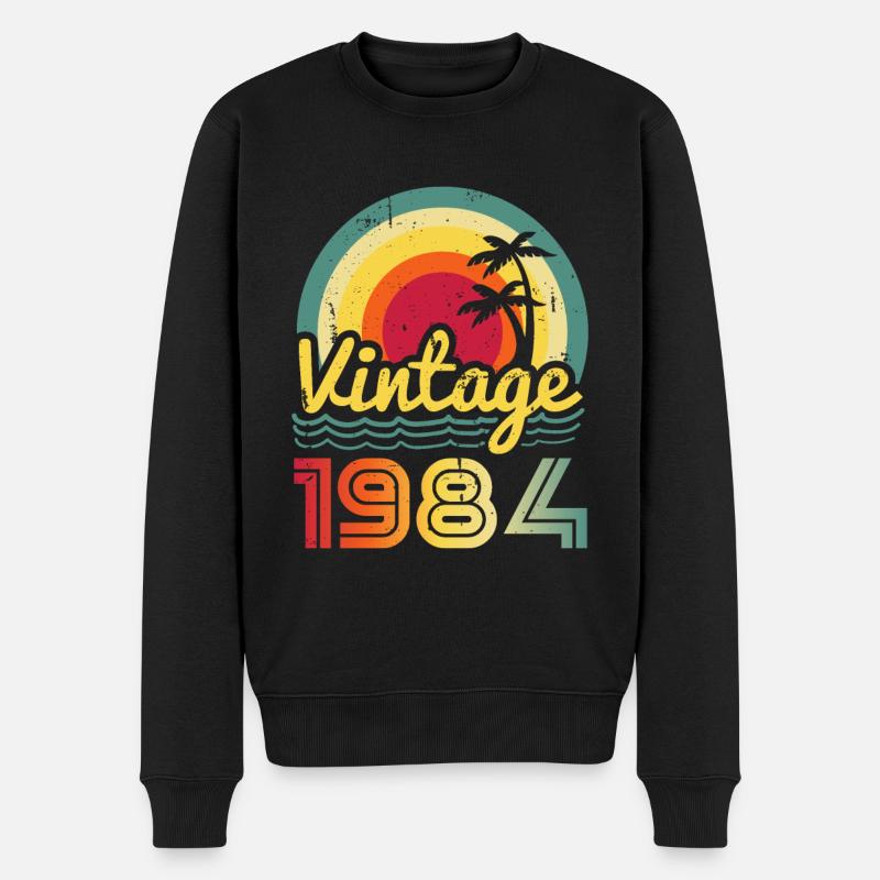 1984 - Pull Premium bio Homme - noir