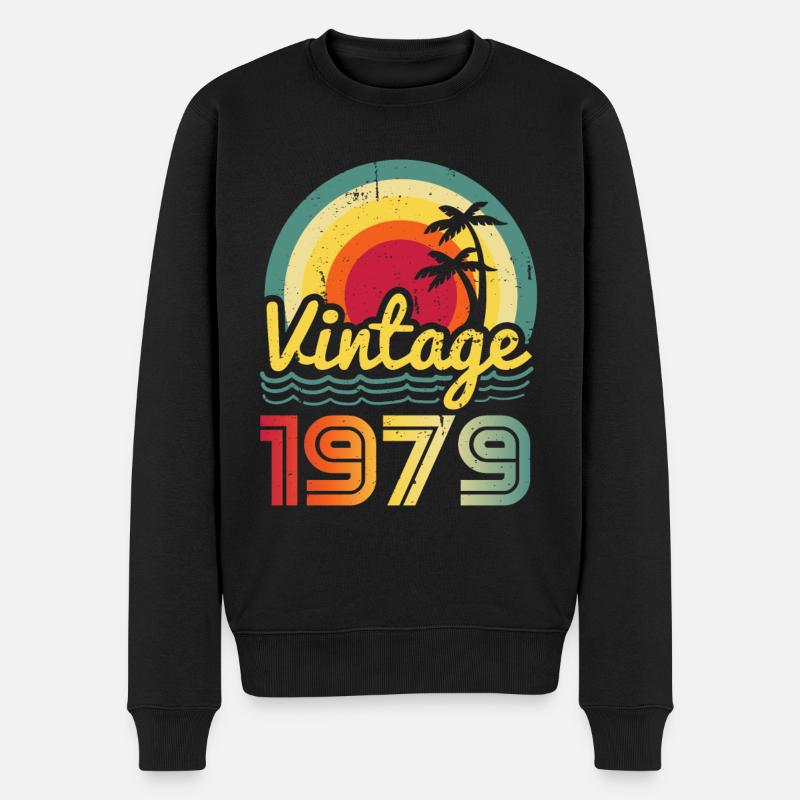 Millésime 1979 - Pull Premium bio Homme - noir